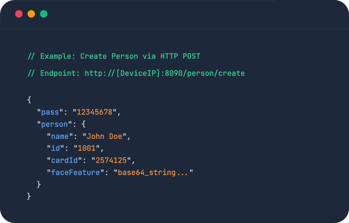 HTTP LAN API Architecture